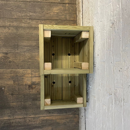 Two – Tier Wooden Decking Planter – 57 × 35 × 33 cm