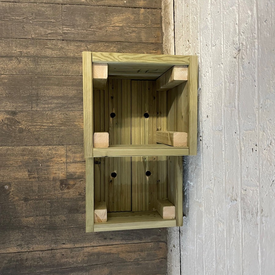 Two – Tier Wooden Decking Planter – 57 × 35 × 33 cm