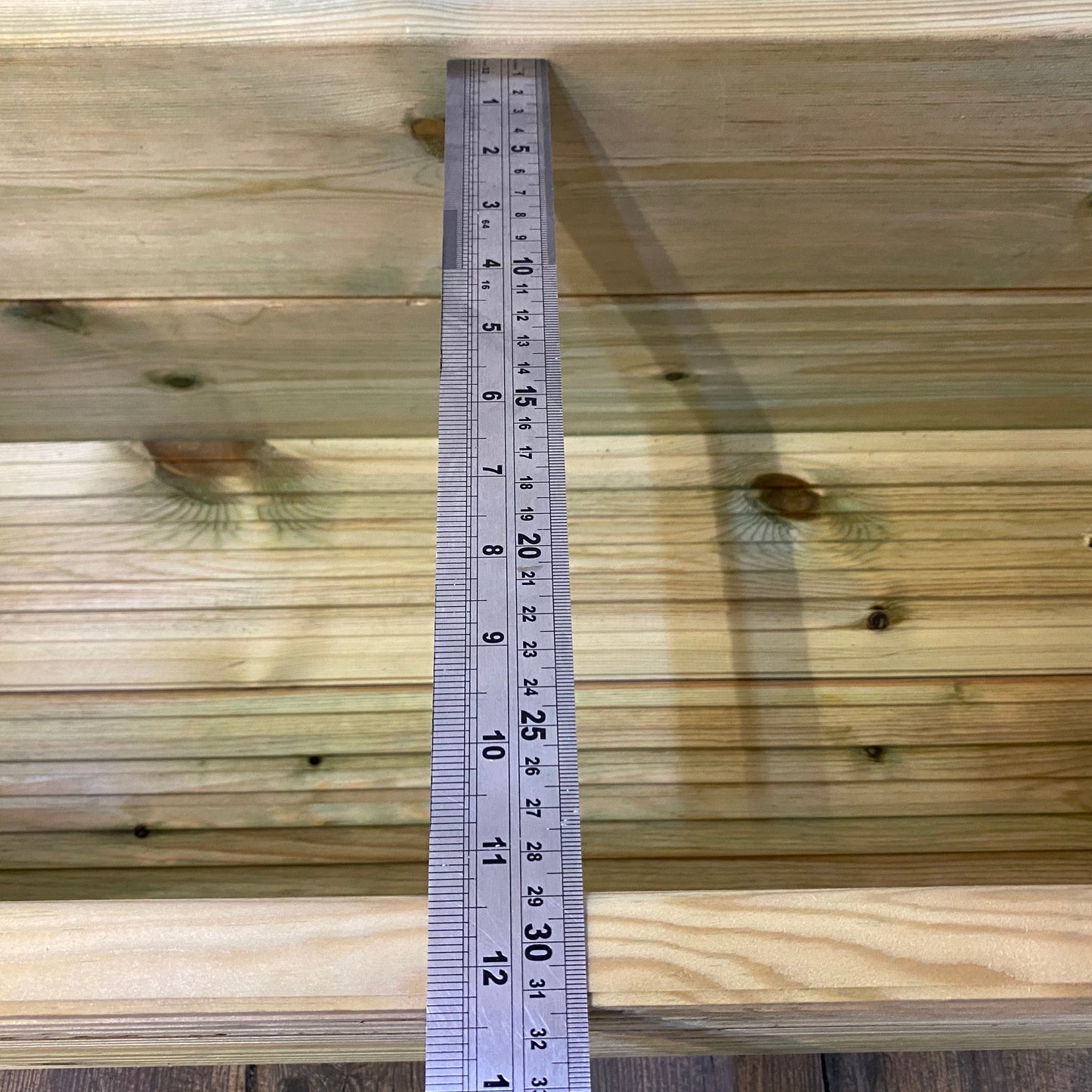 Large Wooden Decking Planter – 88 × 35 × 33 cm
