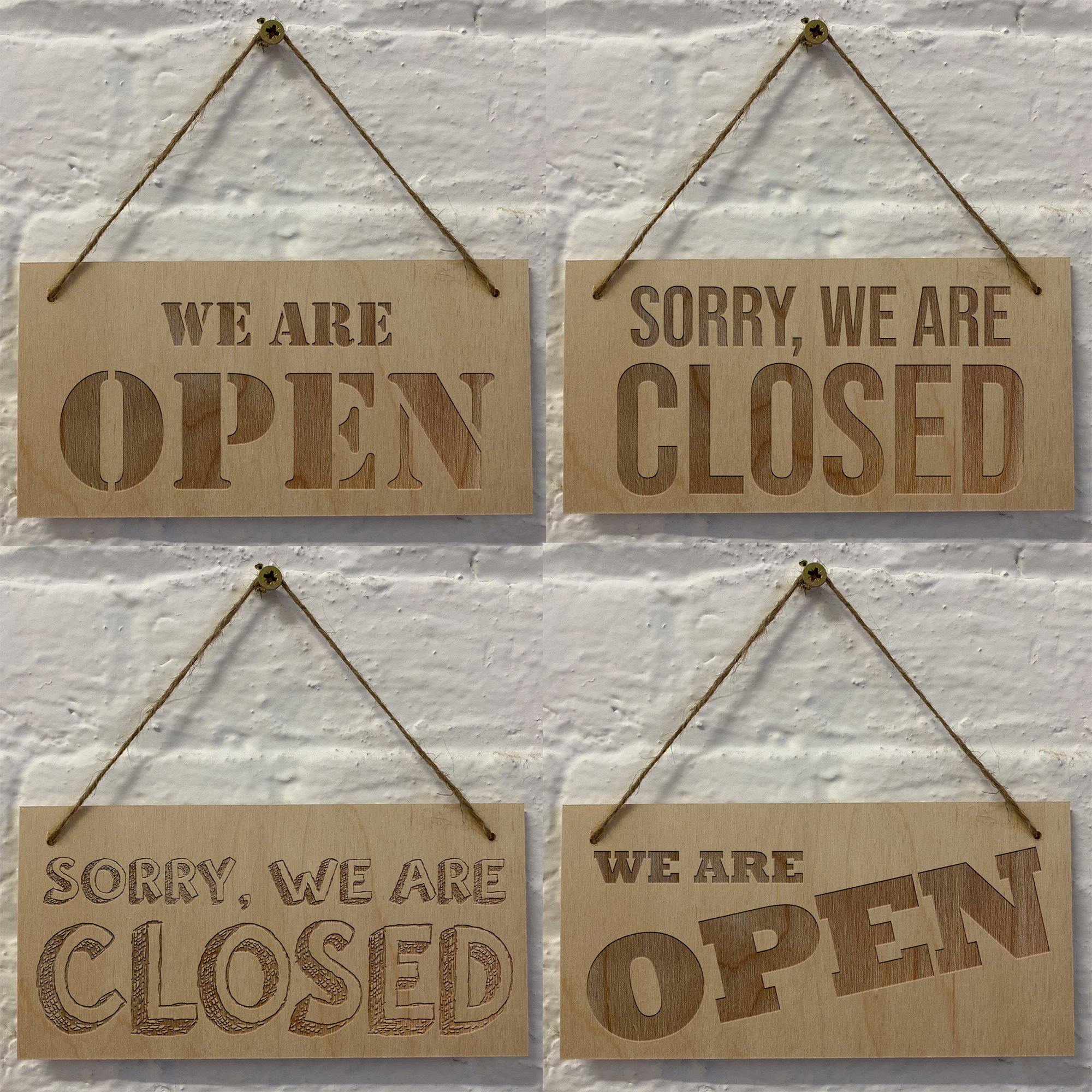 Open / Closed Shop - Cafe Sign – Planter Potters