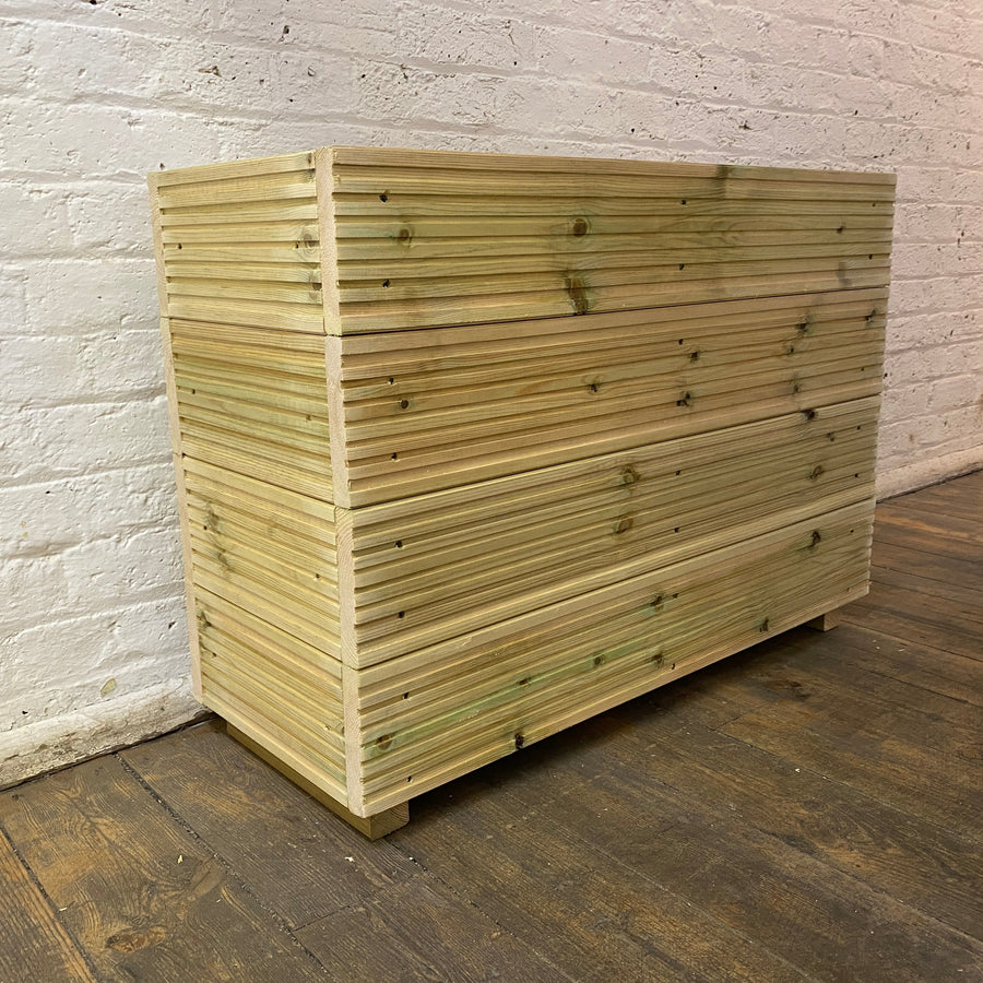Tall Large Decking Planter 63cm tall