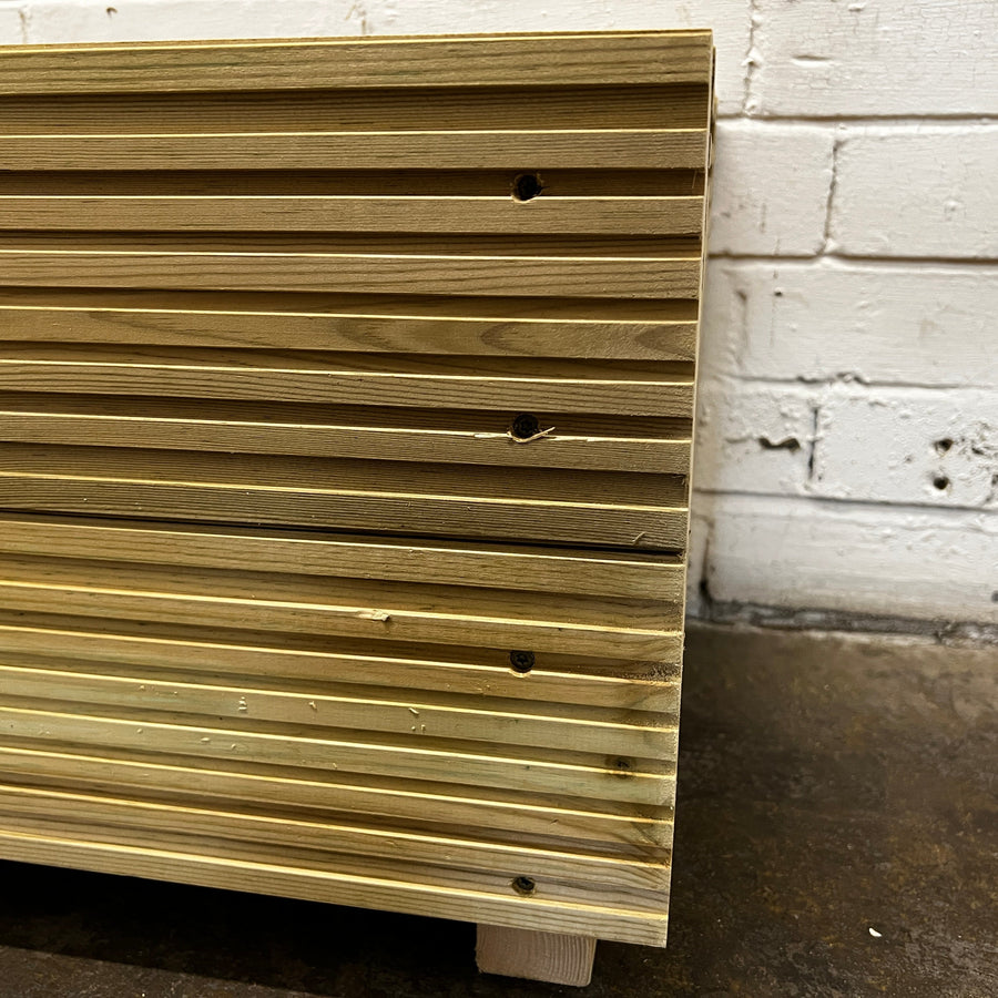 1 m Wooden Decking Planter – 100 × 35 × 33 cm