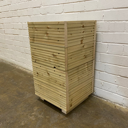 Extra Large 4 – Tiered Corner Wooden Decking Planter