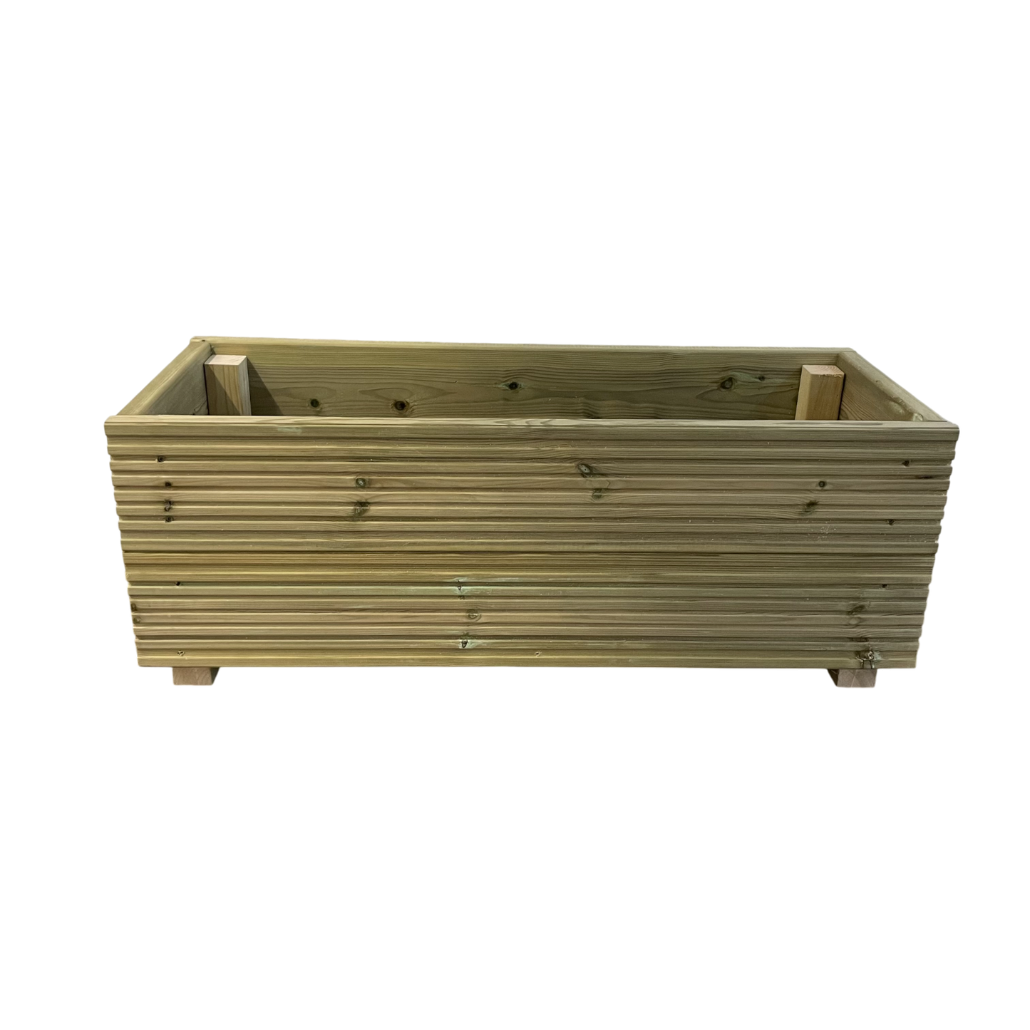 Large Wooden Decking Planter – 88 × 35 × 33 cm