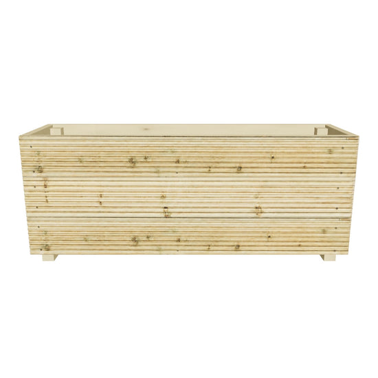 Interactive 3D model — 120 cm three board planter, 120 × 35 × 48 cm