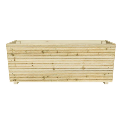 Interactive 3D model — 120 cm three board planter, 120 × 35 × 48 cm