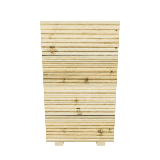 Interactive 3D model — 35 cm tall planter, 35 × 35 × 63 cm