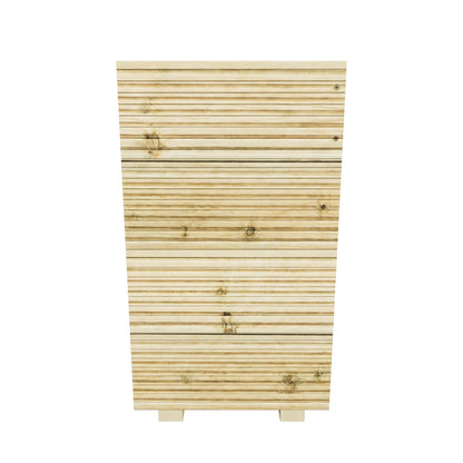 Interactive 3D model — 35 cm tall planter, 35 × 35 × 63 cm