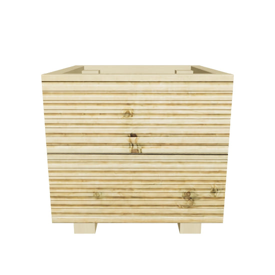 Interactive 3D model — 35 cm two board planter, 35 × 35 × 33 cm