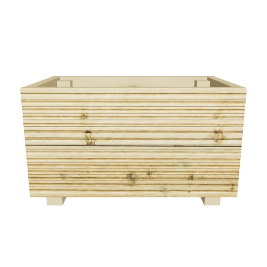 Interactive 3D model — 57 cm medium planter, 57 × 35 × 33 cm