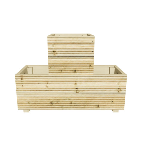 Interactive 3D model — 88 cm centre tier planter, 88 × 35 × 63 cm