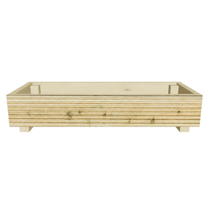 Interactive 3D view of one planter from the set of two — 88 × 35 × 18 cm