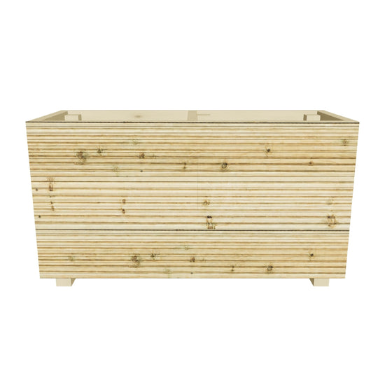 Interactive 3D model — 88 cm three board divided planter, 88 × 35 × 48 cm