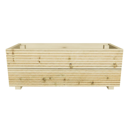 Interactive 3D model — 88 cm two board planter, 88 × 35 × 33 cm